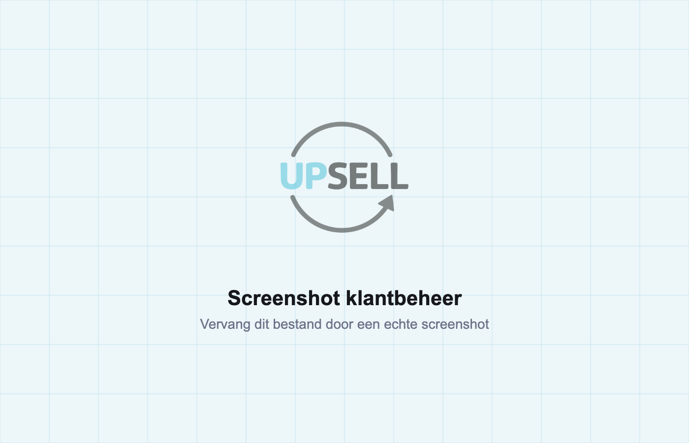 Klantbeheer in UPSELL