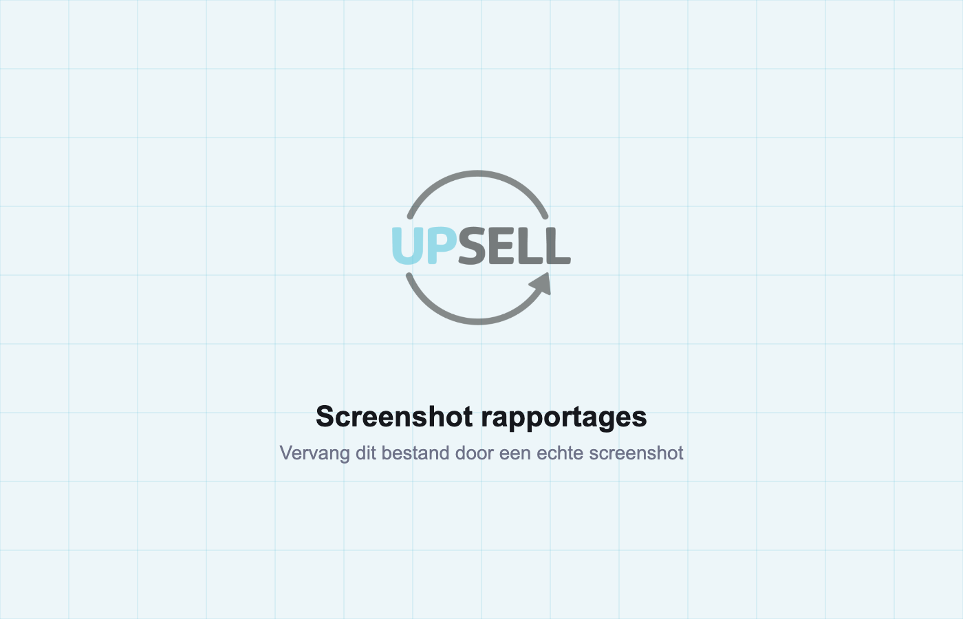 Rapportages in UPSELL