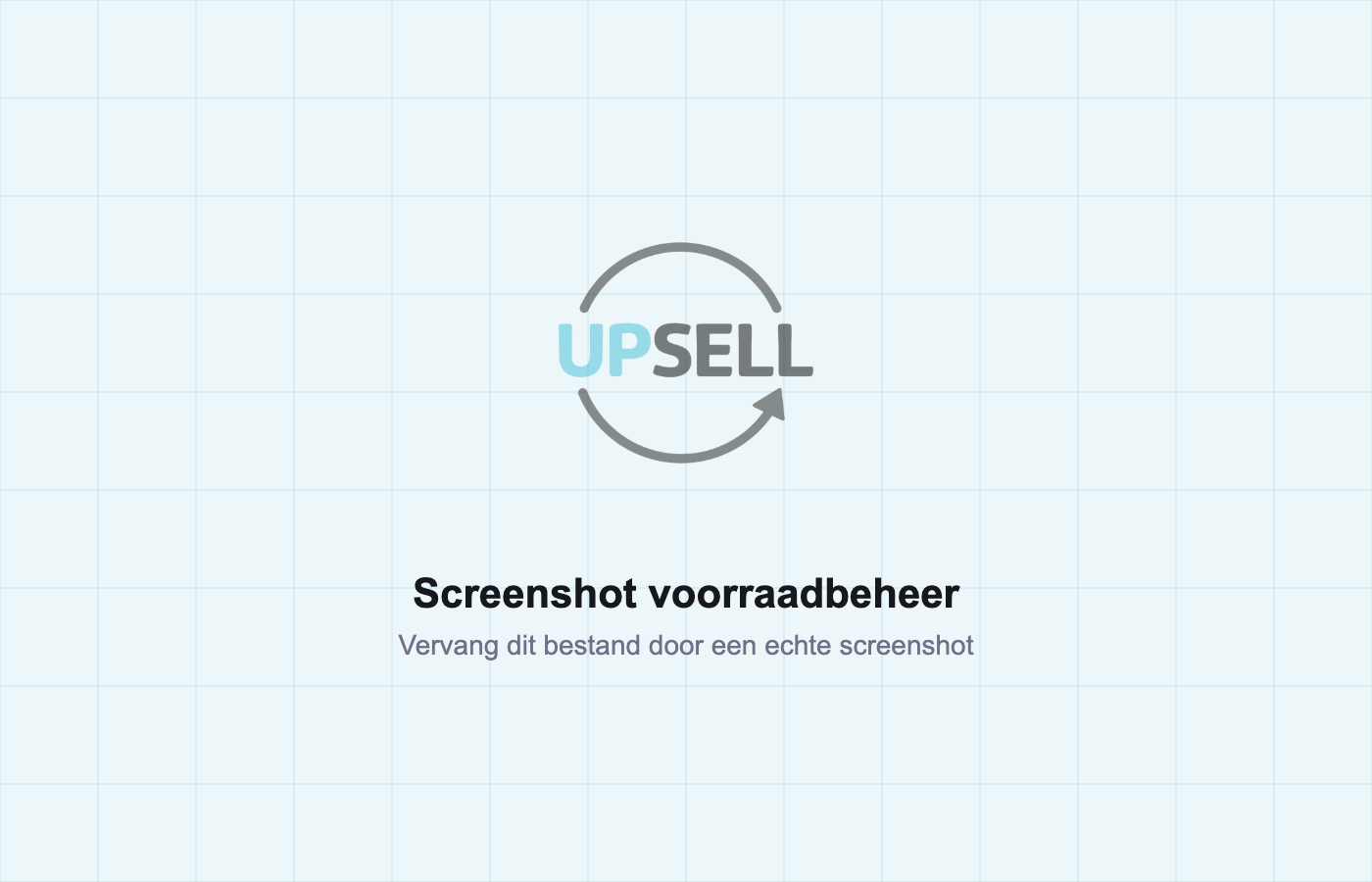 Voorraadbeheer in UPSELL
