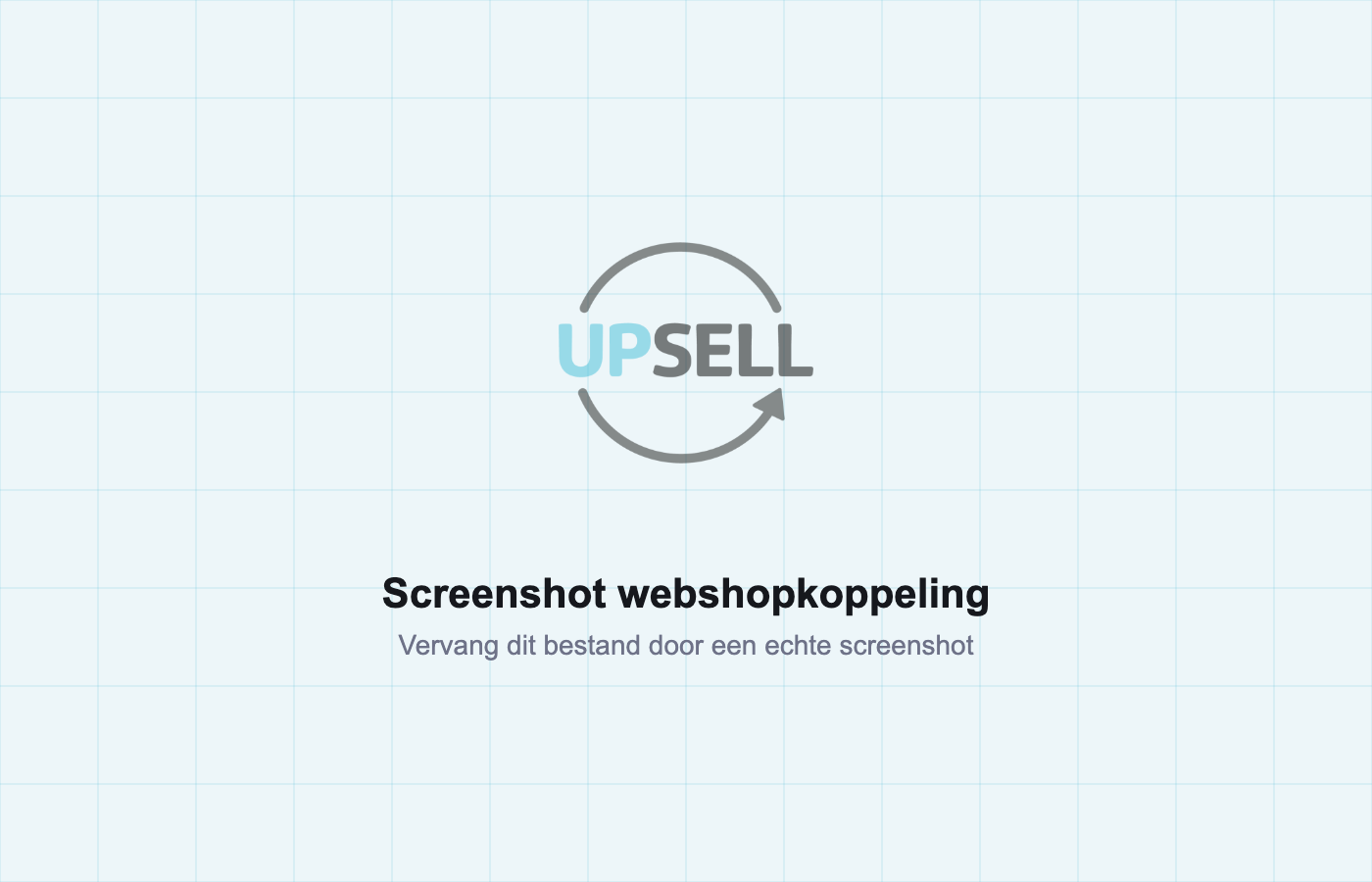 Webshopkoppeling in UPSELL